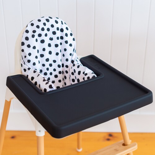 Cinder Black // IKEA Antilop Highchair Silicone Placemat // Etsy