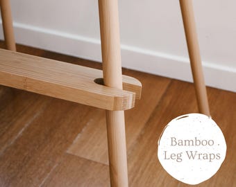 Bamboo Leg Wraps for IKEA Antilop Highchair