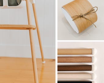 Leg Wraps for IKEA Antilop Highchair - Bamboo - Walnut - Matte Black - Maple