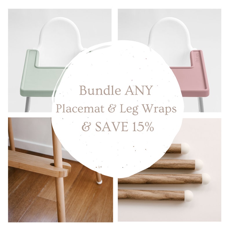 BUNDLE and SAVE 15 IKEA High Chair Placemat & Leg Wrap Etsy Australia