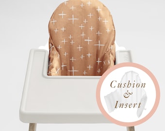 Scattered Crosses  - IKEA Antilop Highchair Cushion Cover - IKEA High Chair Accessory