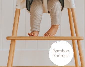 Bamboo Footrest for the IKEA Antilop Highchair - Wooden / Timber / Accessory