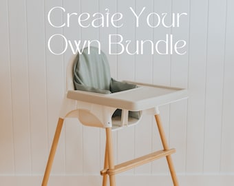 Bundle et économisez 15 % - Lot de repose-pieds pour chaise haute + protège-jambes + set de table - IKEA Antilop Accessoires pour chaise haute