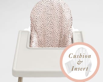 Funda de cojín para trona Antilop de IKEA con diseño de manchas de pantera - Accesorio para trona de IKEA