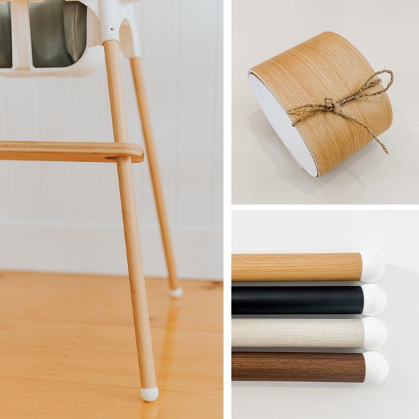 Leg Wraps for IKEA Antilop Highchair - Bamboo - Walnut - Matt Black - Birch