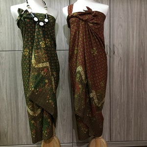 Traditional Batik Sarongs promotion for Christmas Gift