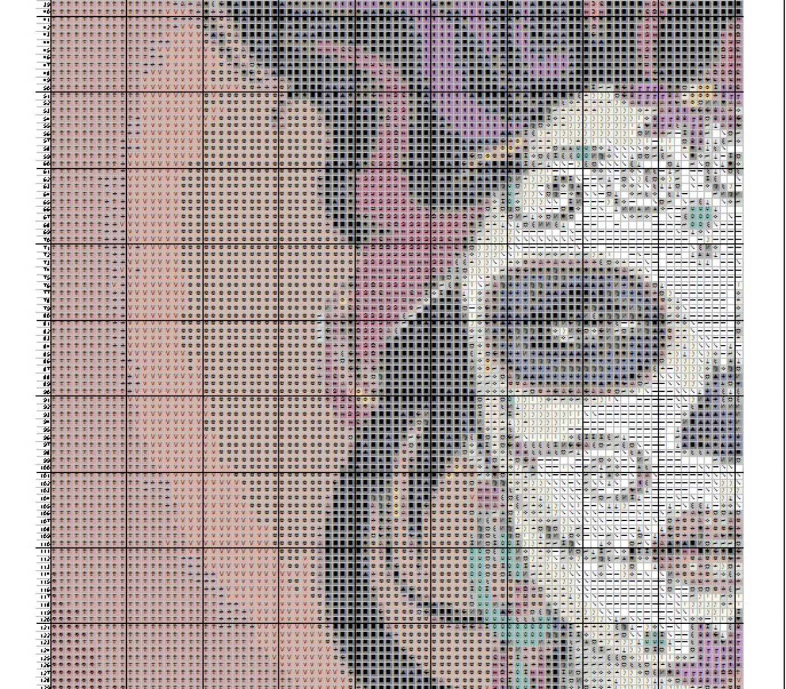 Eldritch horror PDF horror cross stitch pattern Etsy