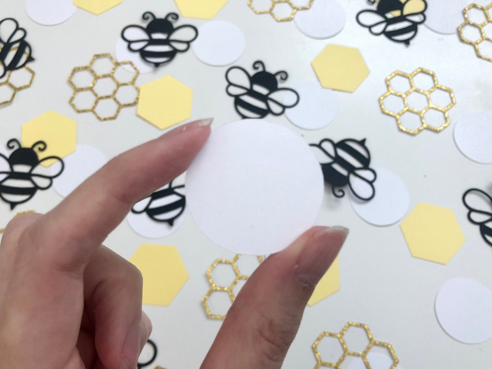 540 Stück Bienen-Konfetti – Gold & Glitzer Für Bienen-Themen-Party, Baby Shower & Deko