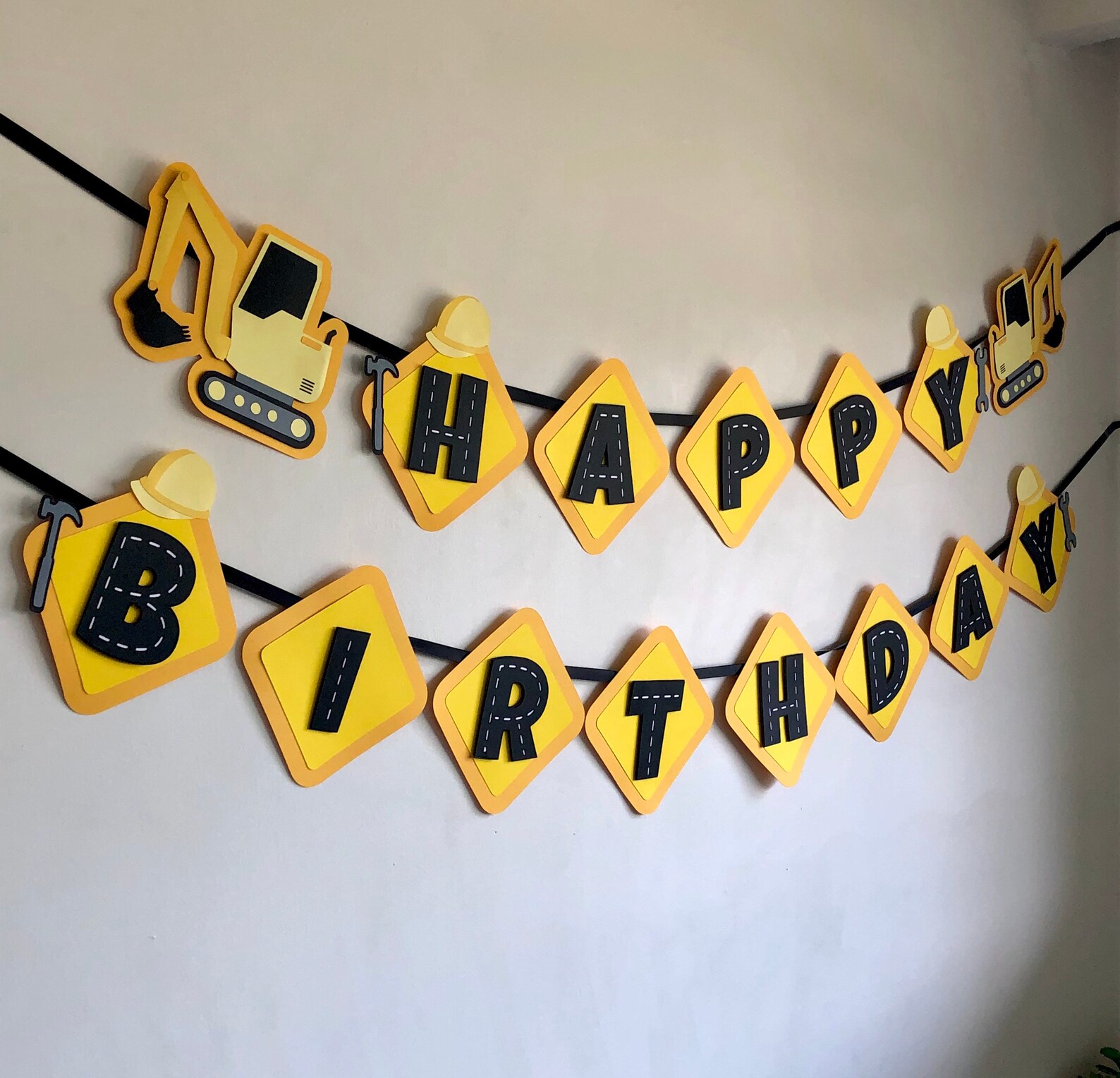Construction Theme Birthday Banner Happy Birthday Banner Etsy Canada Construction Theme Birthday Banner Happy Birthday Banner Etsy Canada