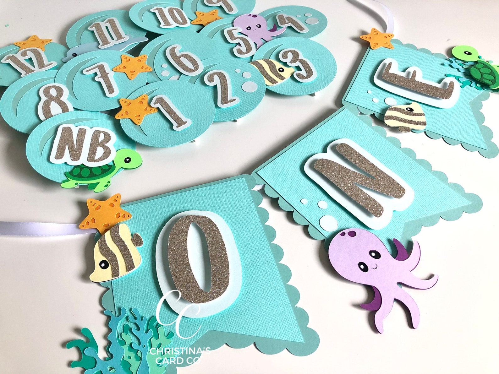 Under the Sea High Chair Banner Ocean Sea Aquatic Animal Etsy