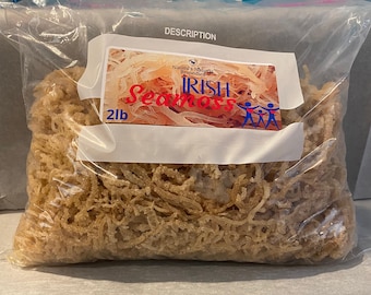 Irish Seamoss Bulk (2 Pounds), Natural Irish Seamoss, Irish Seamoss Healthy living, Bulk Seamoss Special, Irish Seamoss Beneficial Bulk