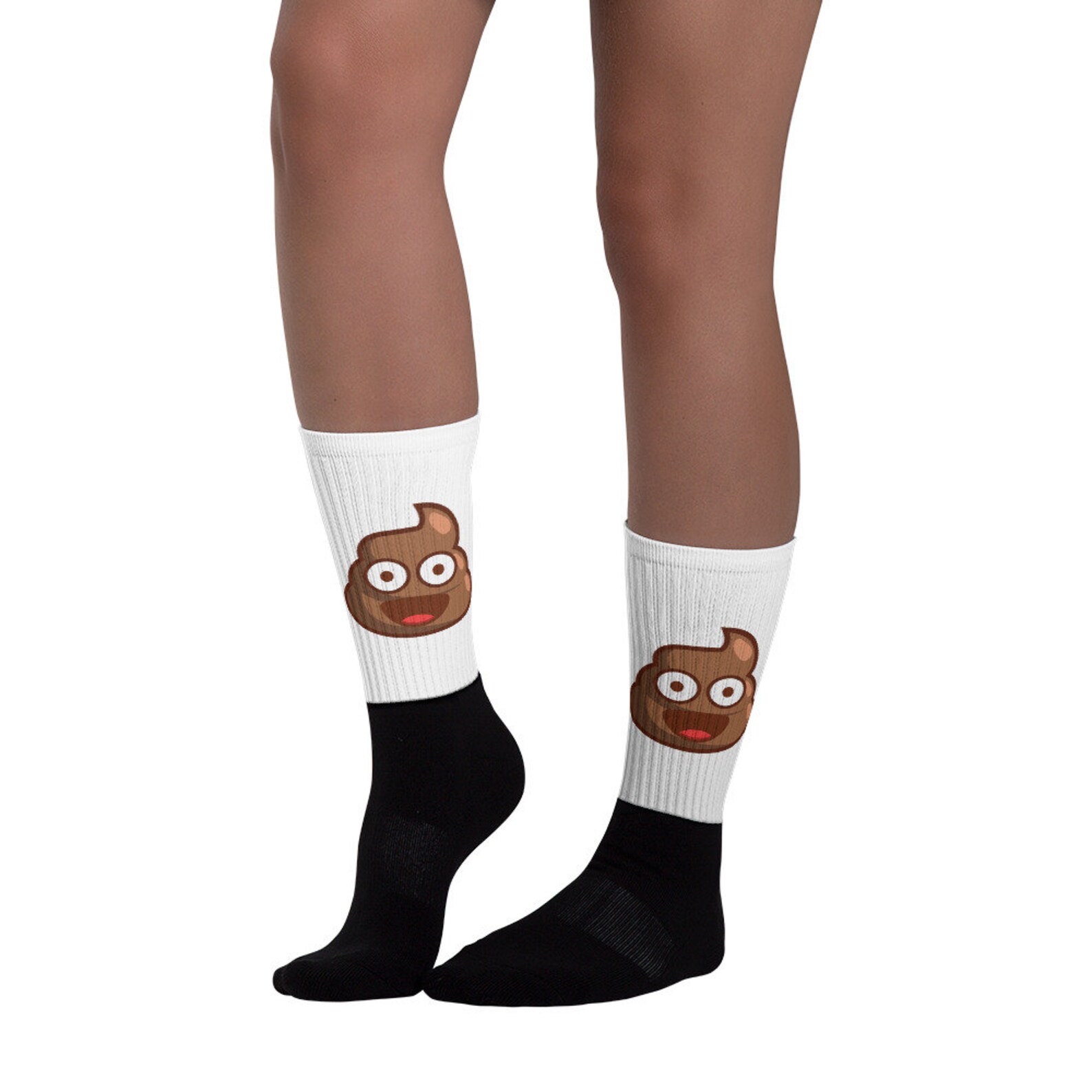 Poop Emoji Socks Personalized Socks Funny Socks Funny Gift Etsy
