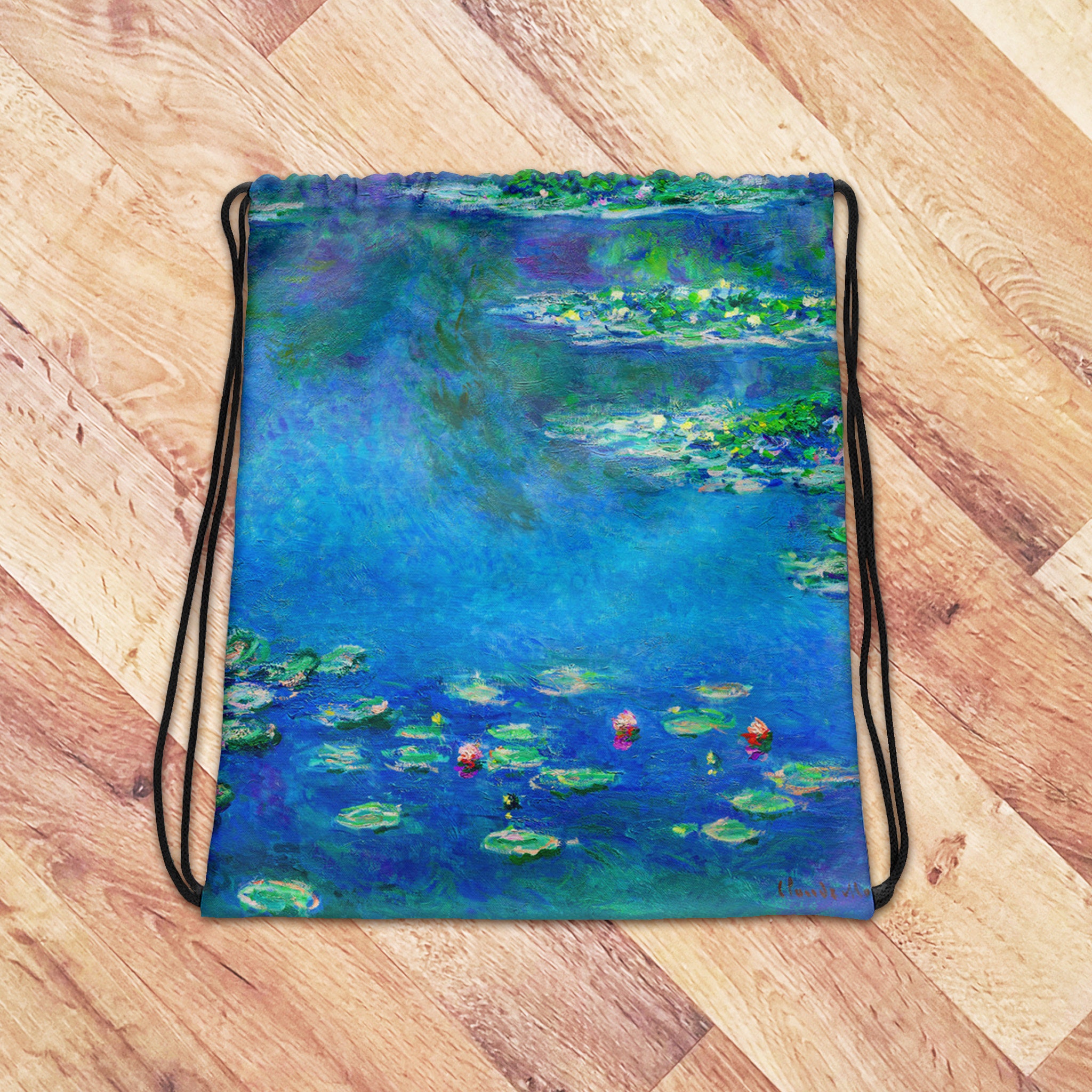 Monet Water Lilies Bag Claude Monet Tote Bag French Art Monet - Etsy