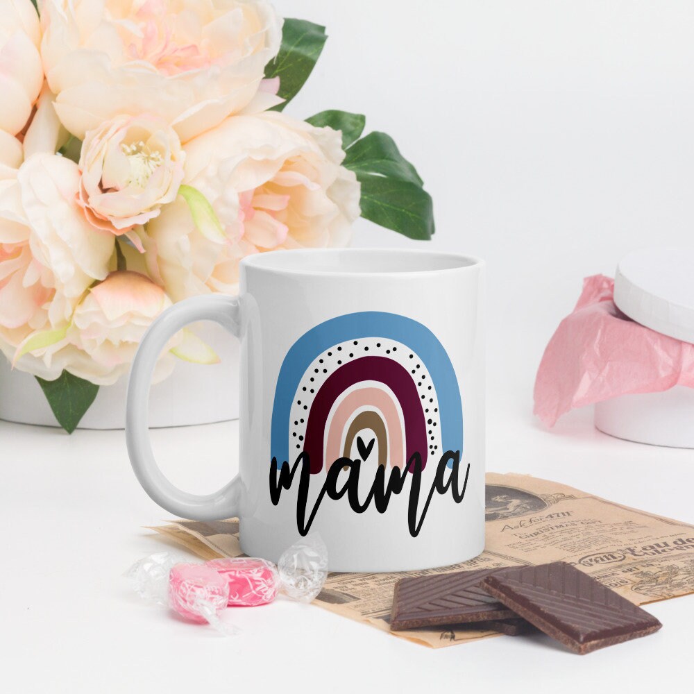 Rainbow Mama Mug Gift for Mom Rainbow Baby Gift Mama Rainbow Etsy UK