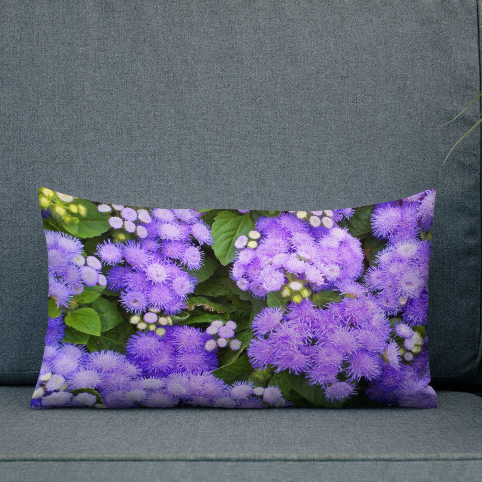 Decor Throw Pillow Lavender Flower Macro Photography Lavender Etsy