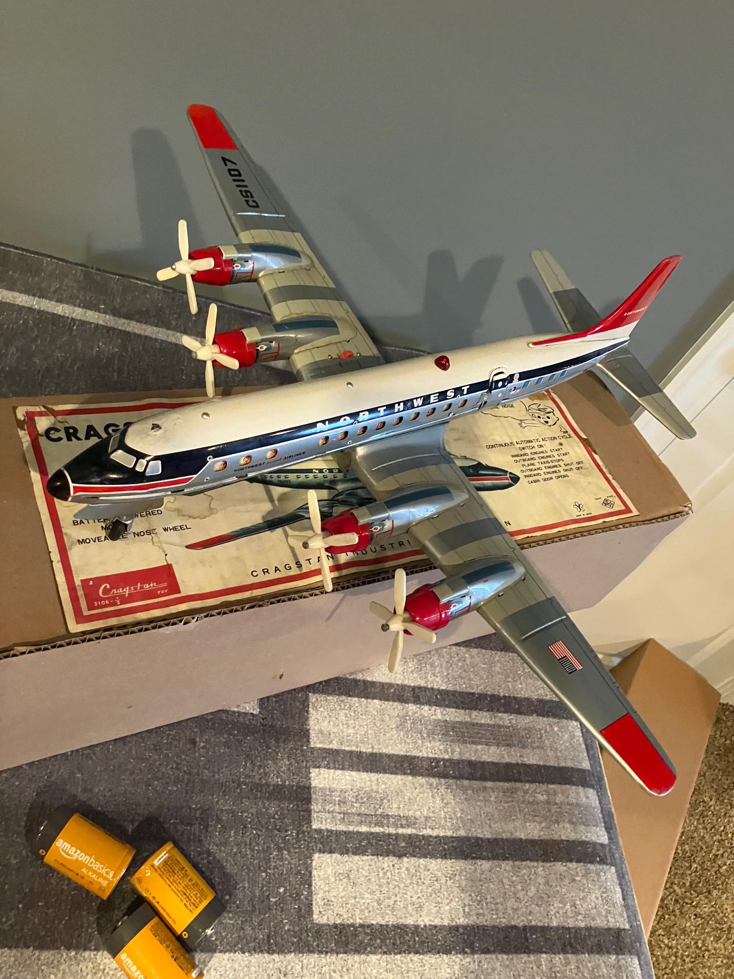 NORTHWEST飛行機模型 Hot Wings Airplane Toys Northwest DC-10 ezToys - Diecast
