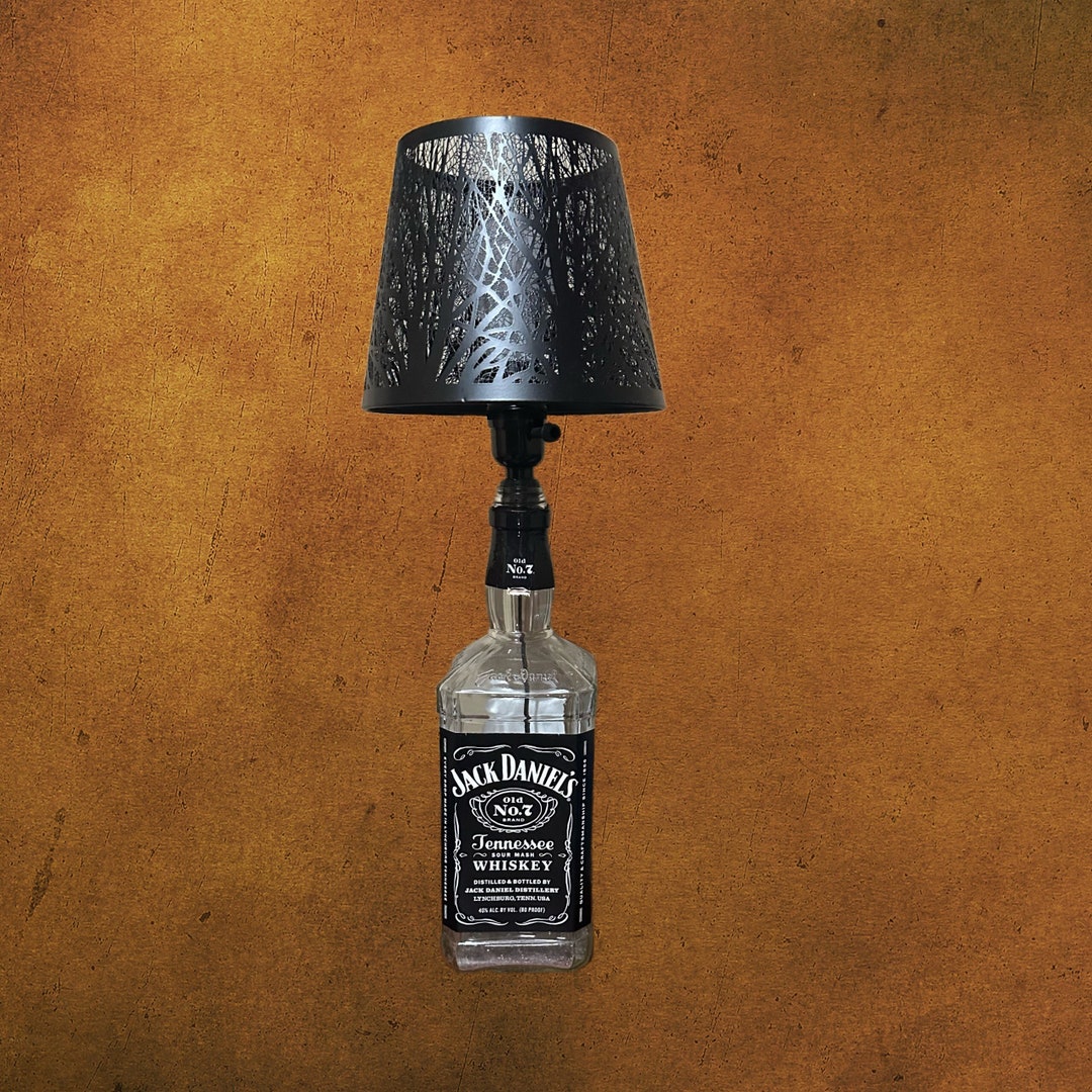 Whiskey Bottle Lamp Jack Daniels - Etsy
