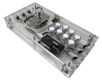 Alleen koffer - Fightstick-behuizing - alleen Sanwa JLF-joystick.