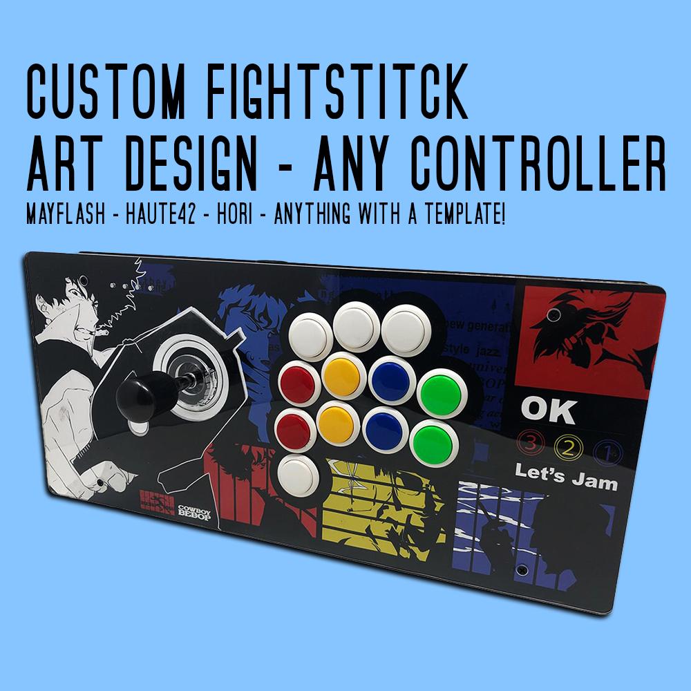 Custom Fightstick Control Panel Fight Stick Art - Any Controller