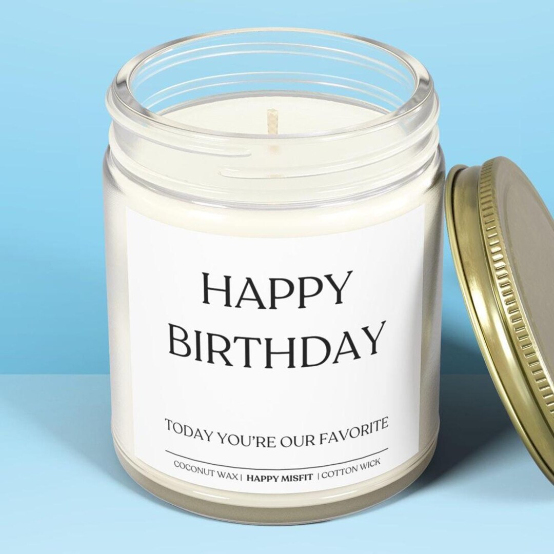 Happy Birthday Candle, Special Birthday Gift Candle, Scented Candle ...