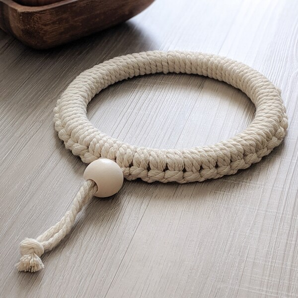 Macrame Pot Holder Etsy