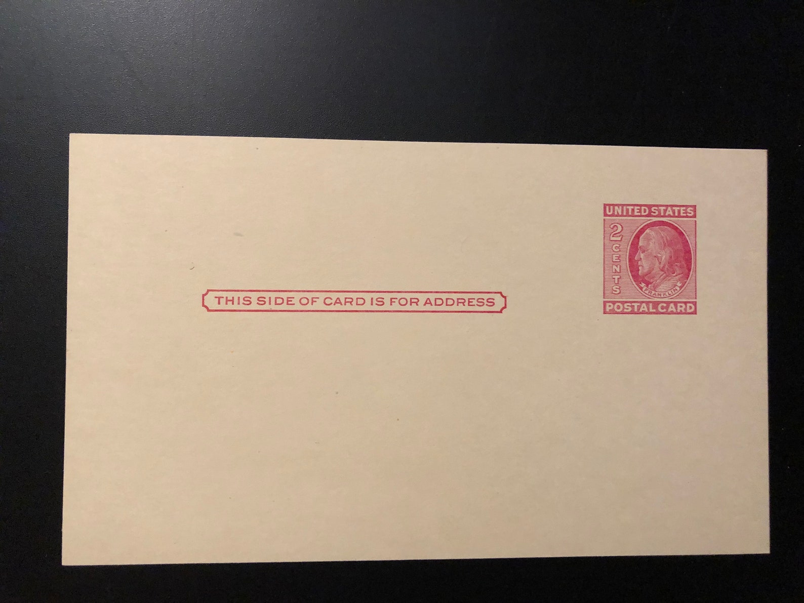 Benjamin Franklin Postal Card 2 Cent Stamp 1951 Etsy