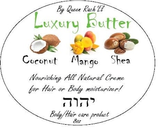 Luxurious Hair & Body Butter Cream