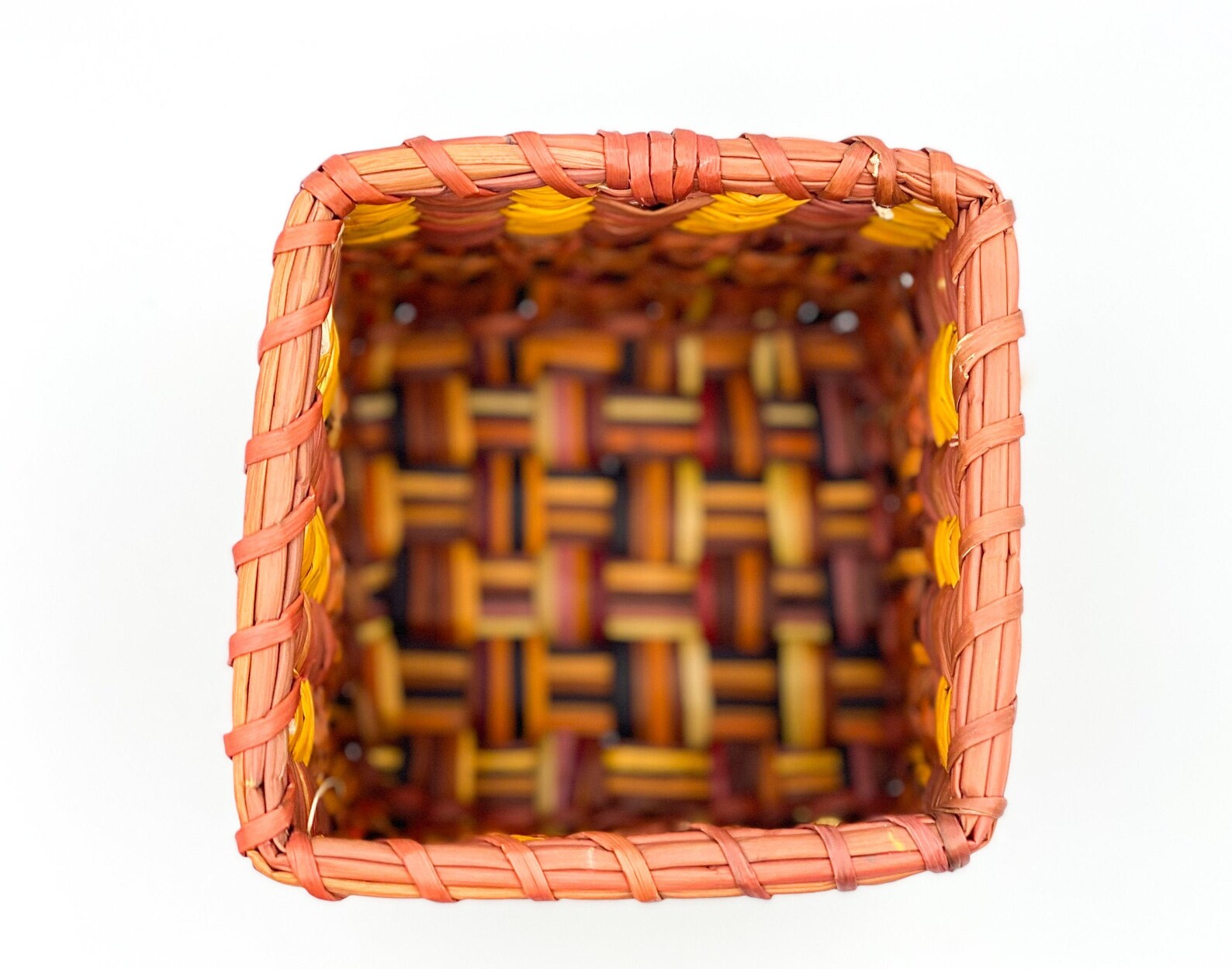 Handwoven Handmade Artisanal Peruvian Basket Organic Botanical Etsy