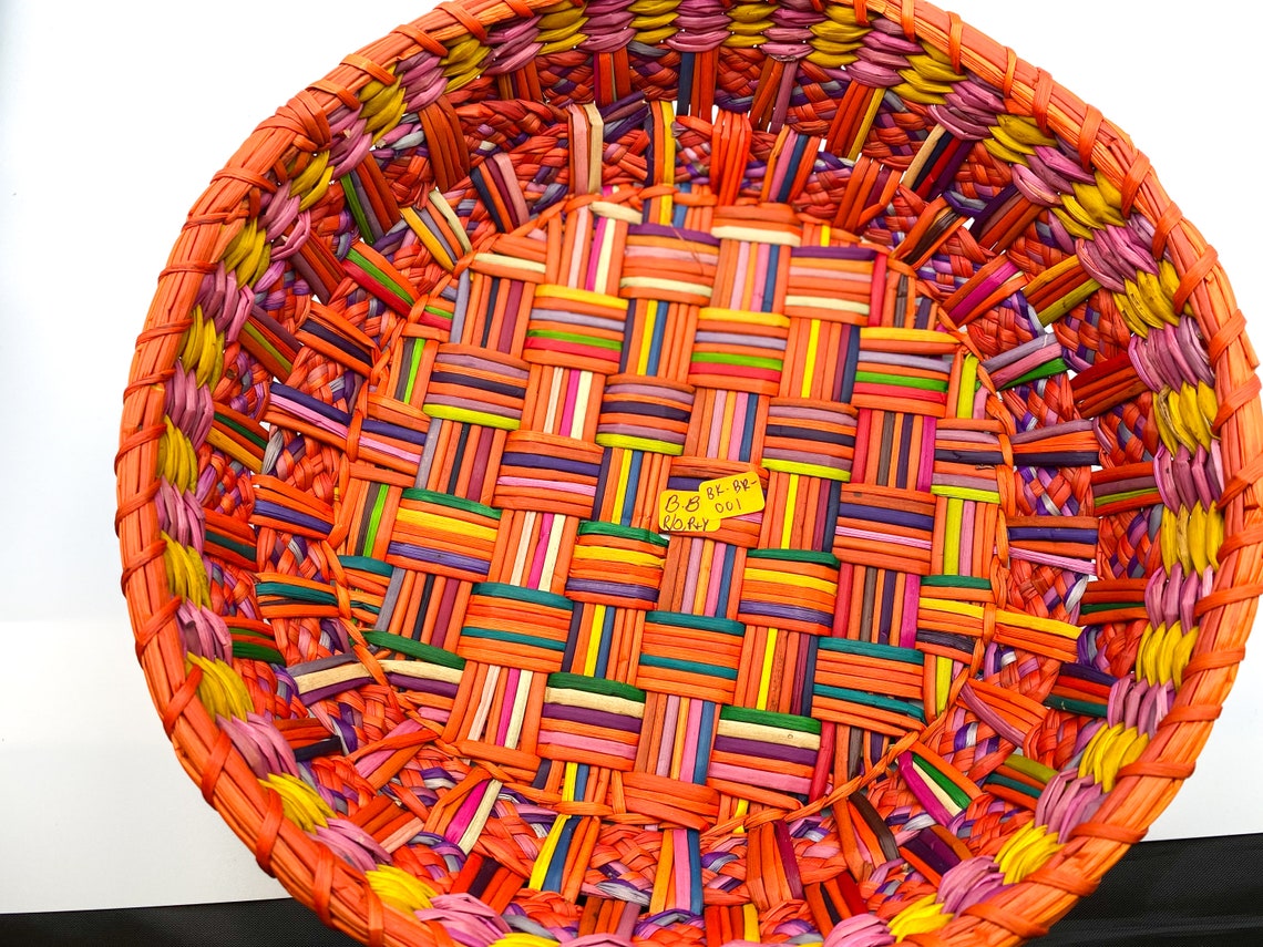 Handwoven Handmade Artisanal Peruvian Basket Organic Botanical Etsy