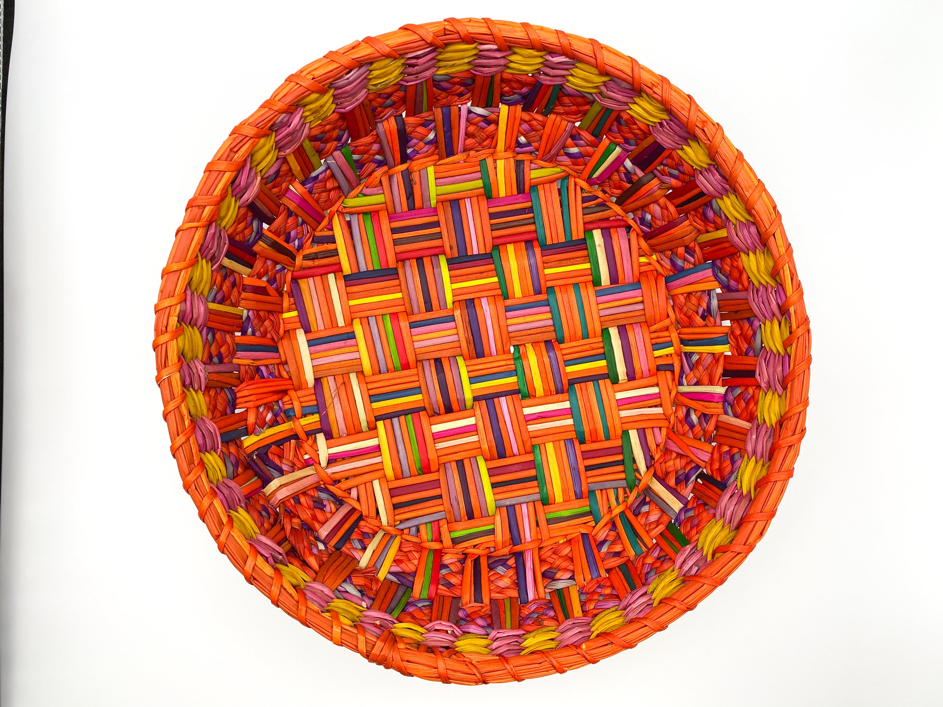 Handwoven Handmade Artisanal Peruvian Basket Organic Botanical Etsy