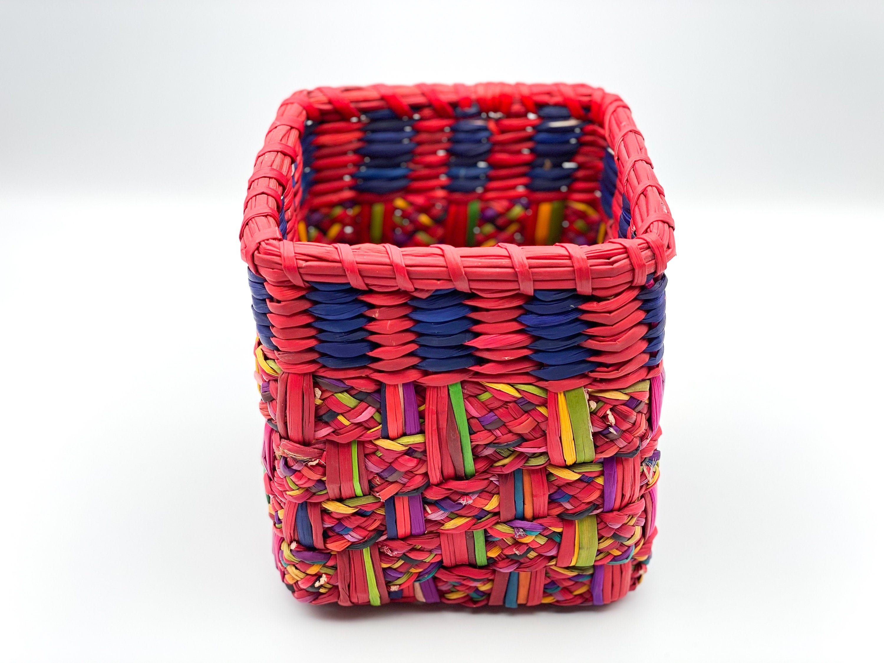 Handwoven Handmade Artisanal Peruvian Basket Organic Botanical Etsy