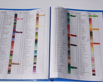 Dmc Color Chart 2019 Printable
