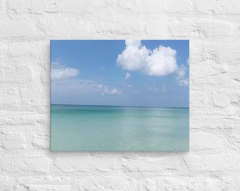Oceaan Turkoois Zeegezicht Mat Canvas