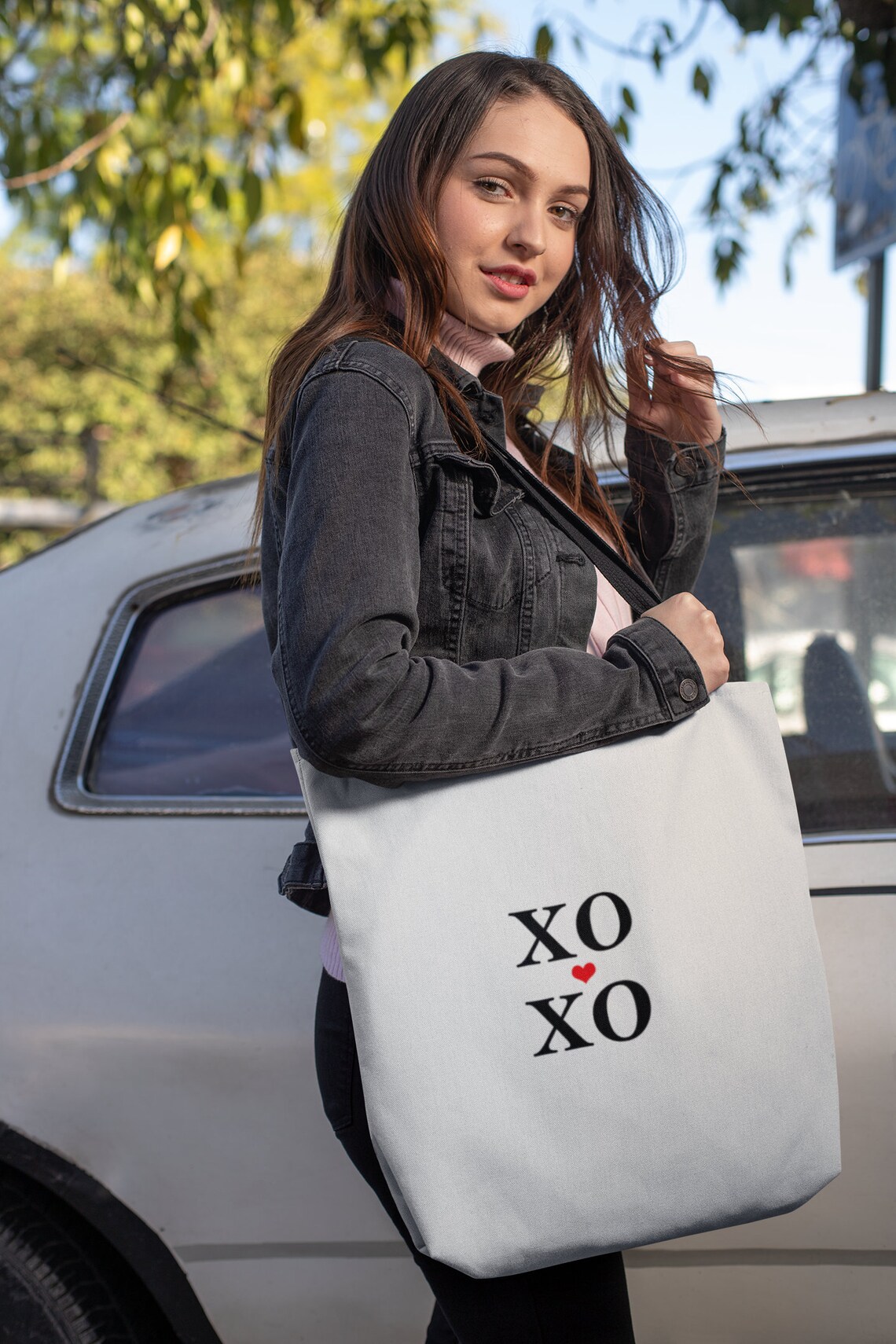 XOXO TOTE BAG Love Shoulder Bag Gift for Women Heart Etsy UK