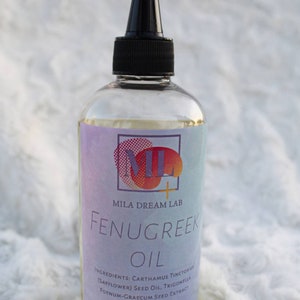 Olio di fieno greco, olio di fieno greco infuso, olio per la crescita dei capelli alle erbe di fieno greco 7 once