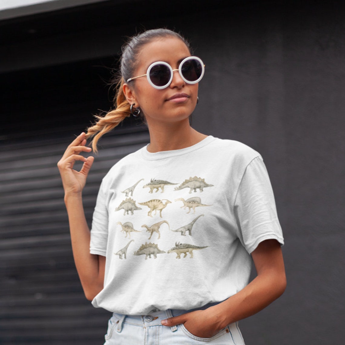 Dinosaur tshirt dinosaurs tshirt Made in UK lovely Etsy