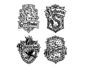 Download Hogwarts Houses Svg Etsy