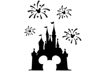 Download Disney Castle Vector Etsy