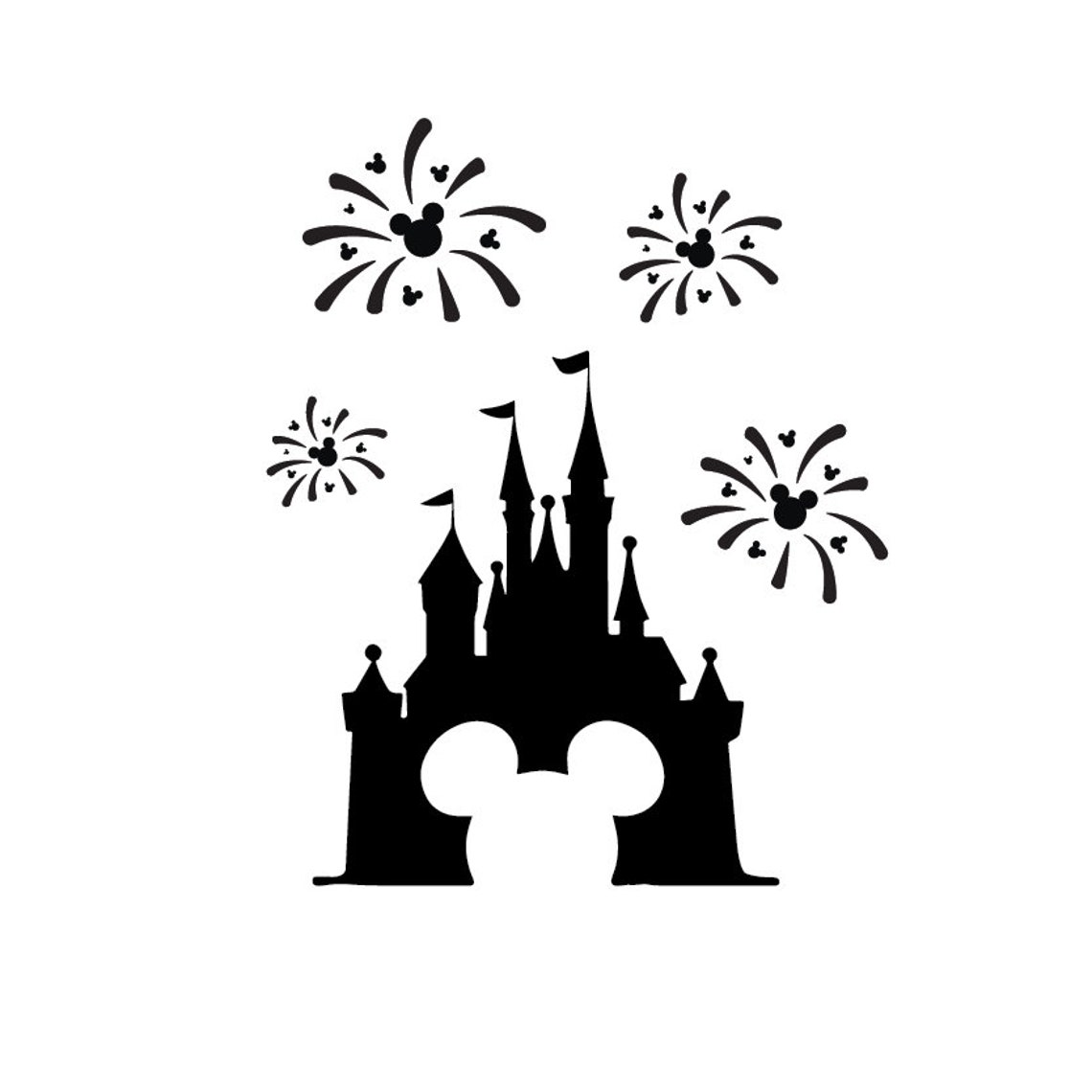 Free Free 184 Disney Castle With Fireworks Svg Free SVG PNG EPS DXF File