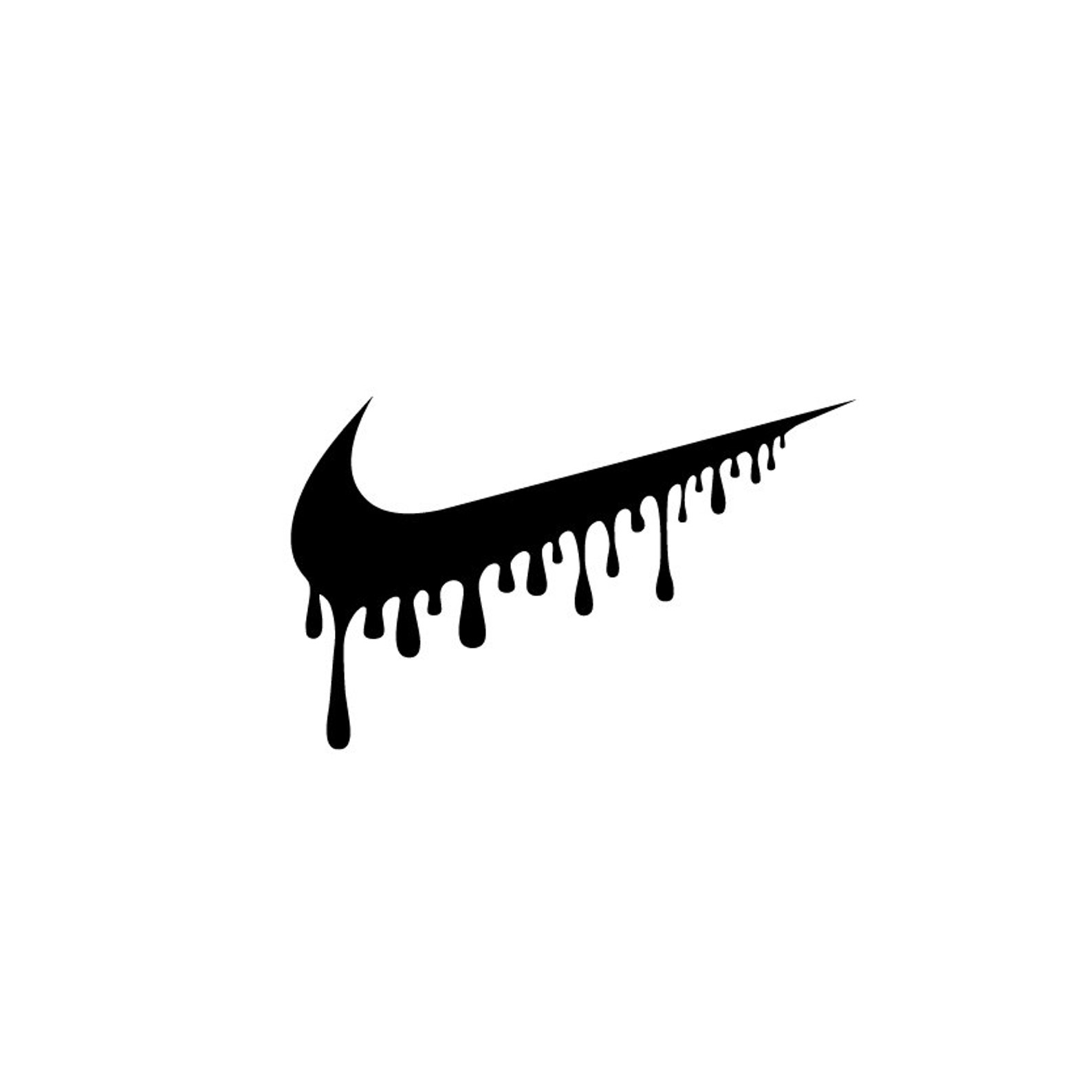 Nike drip svg png vector for cricut and silhouette | Etsy