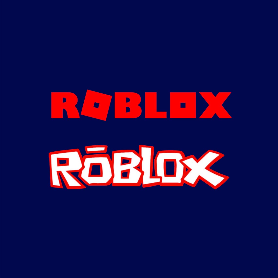 Roblox logo svg png vector for cricut and silhouette | Etsy