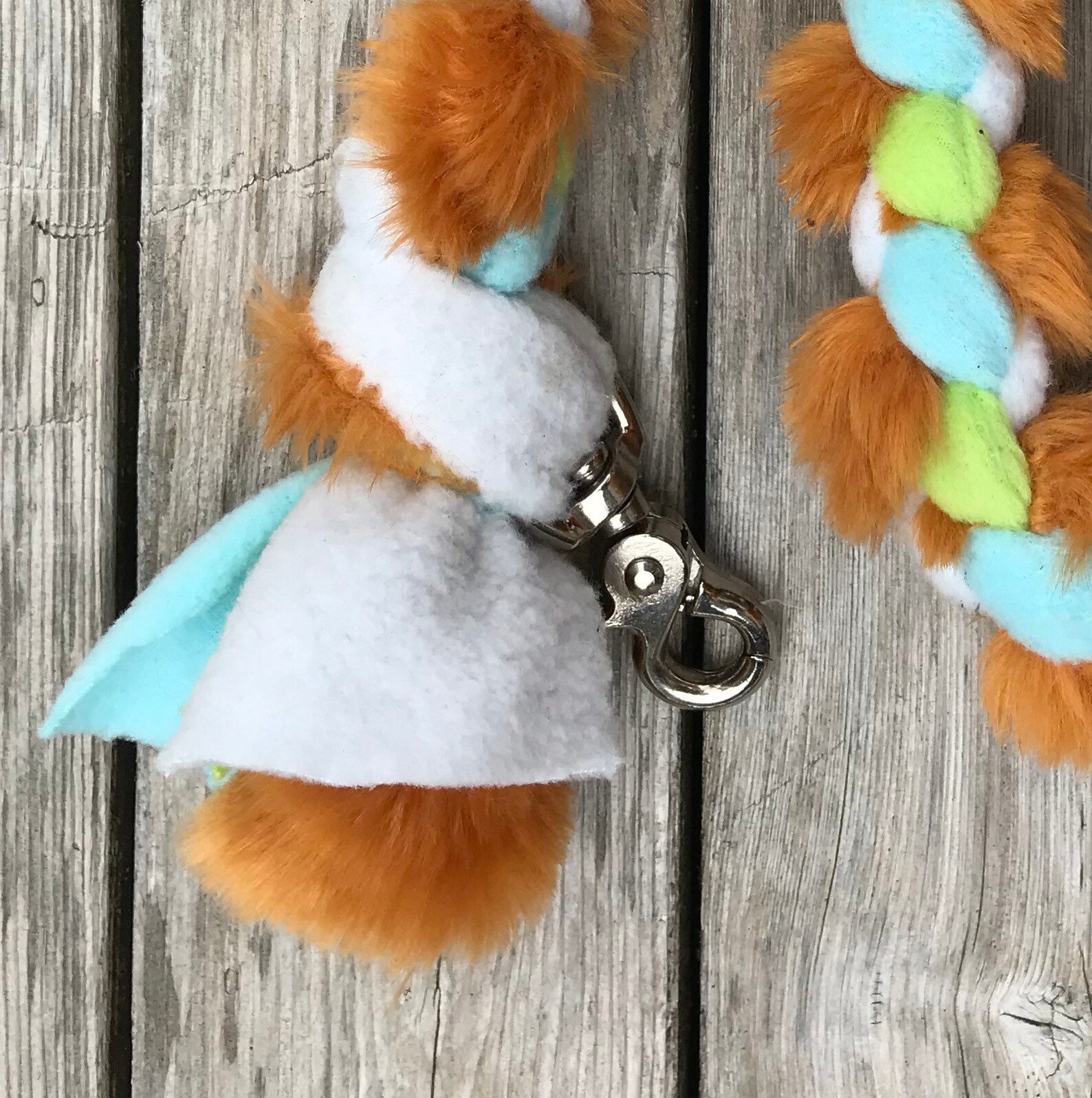 Custom dog tug leash sport tug leash faux fur tug toy Etsy