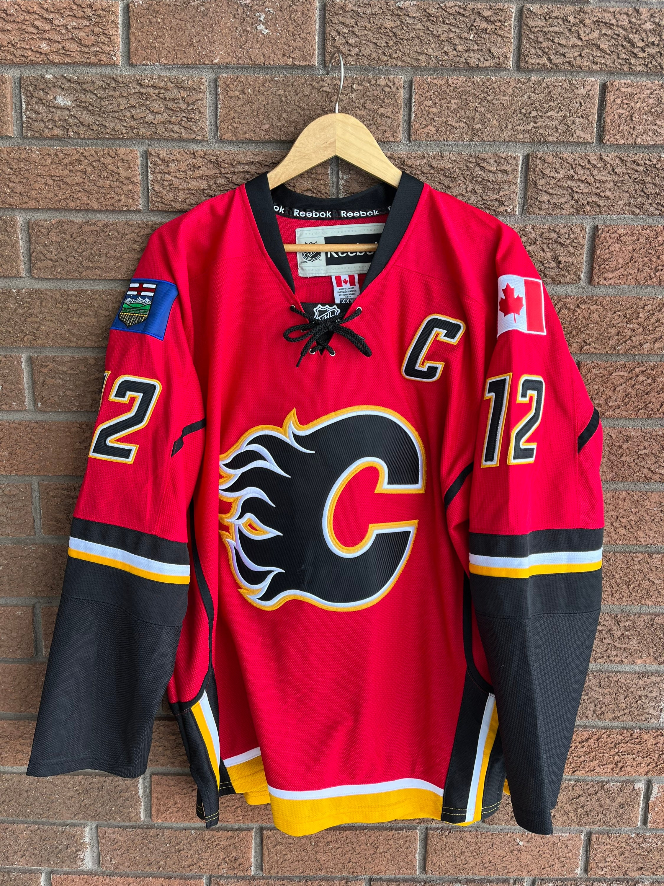 Jarome Iginla Vintage Calgary Flames CCM Jersey