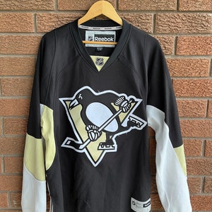 Pittsburgh Penguins Reebok Women's Jersey Pullover Hoodie - Black