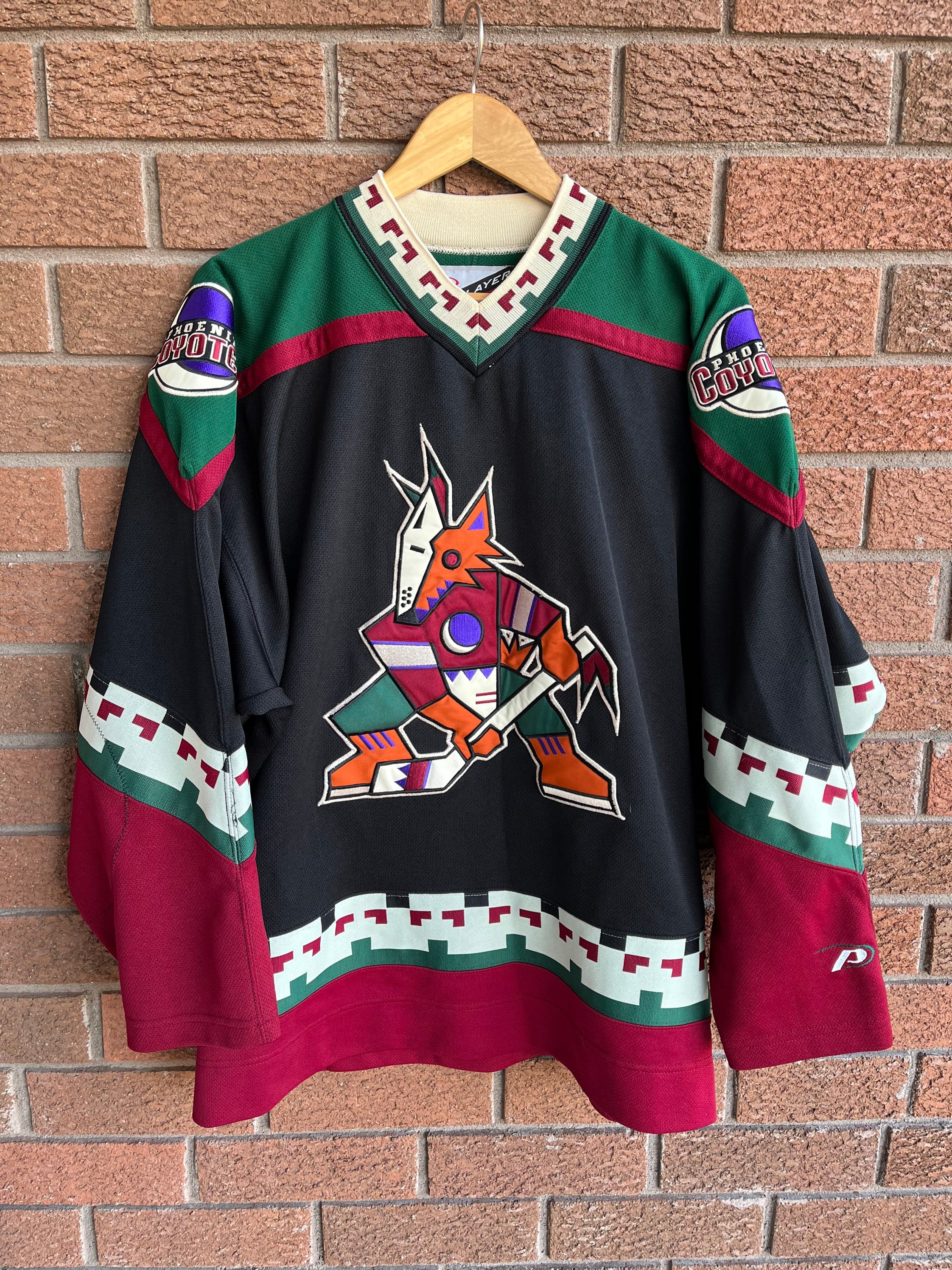 VINTAGE Koho Phoenix Coyotes Hockey Jersey Youth Size L Stitched