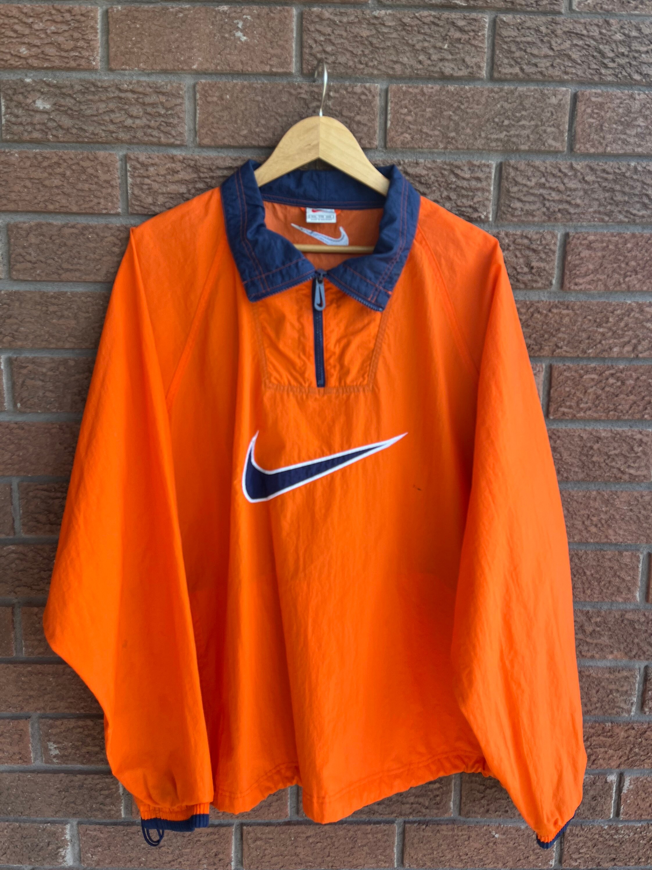 Nike Orange Jacket - Etsy