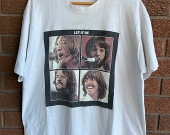 Vintage The Beatles 1992 Let it Be T-shirt