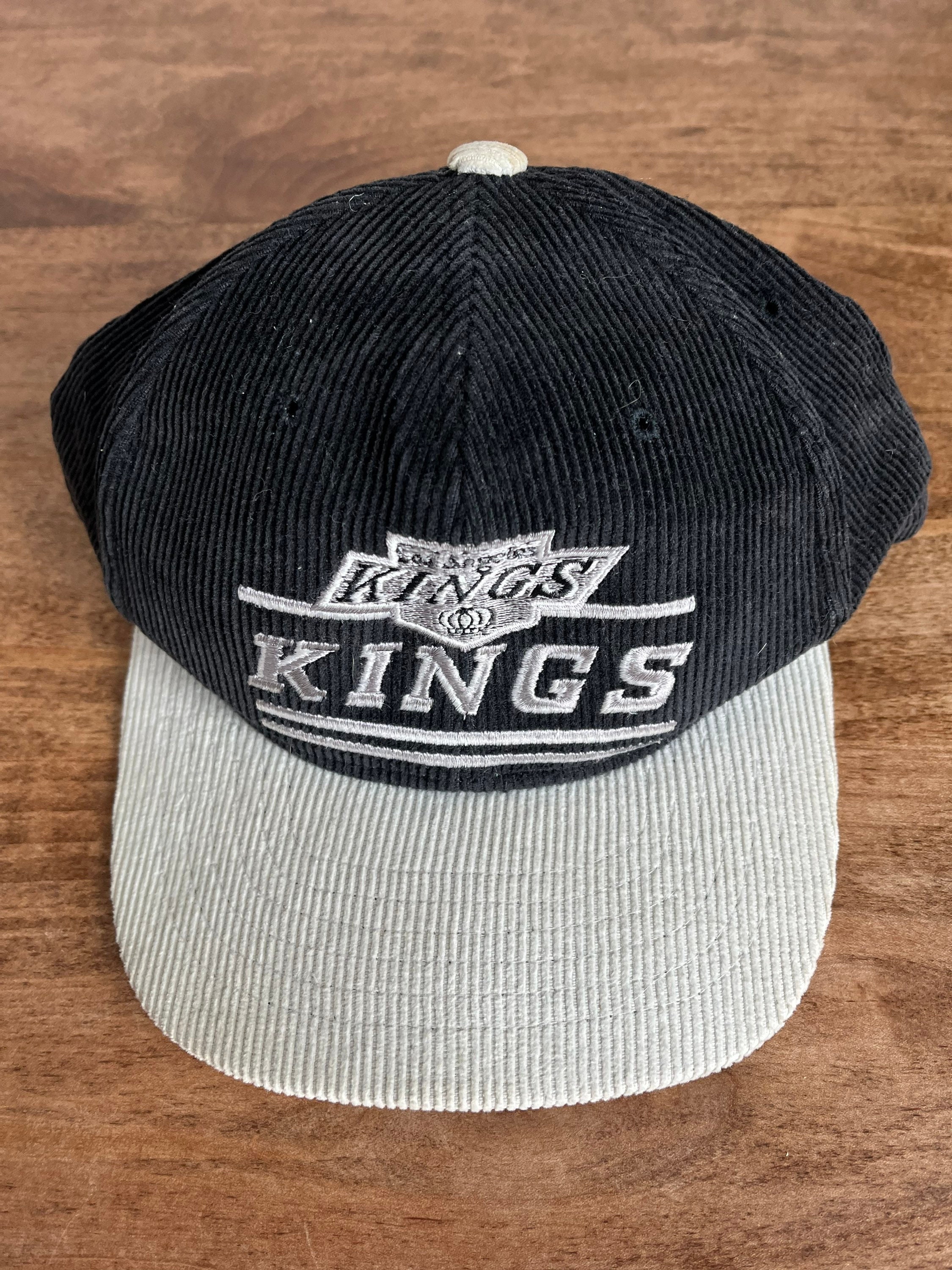 Vintage, Accessories, Los Angeles Kings Snapback Hat Shield Logo Kings On  Side Logo Nhl