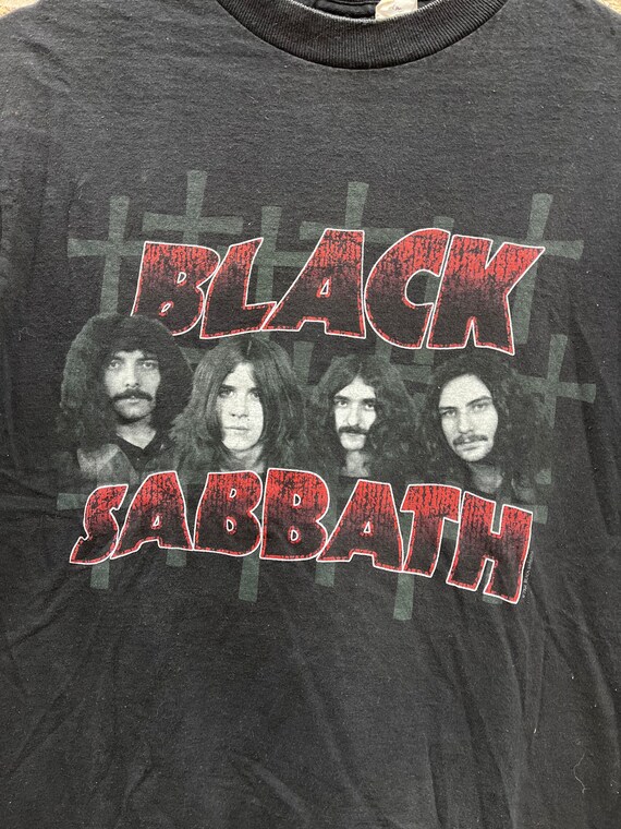 Vintage Black Sabbath Metal Band T-shirt - Etsy