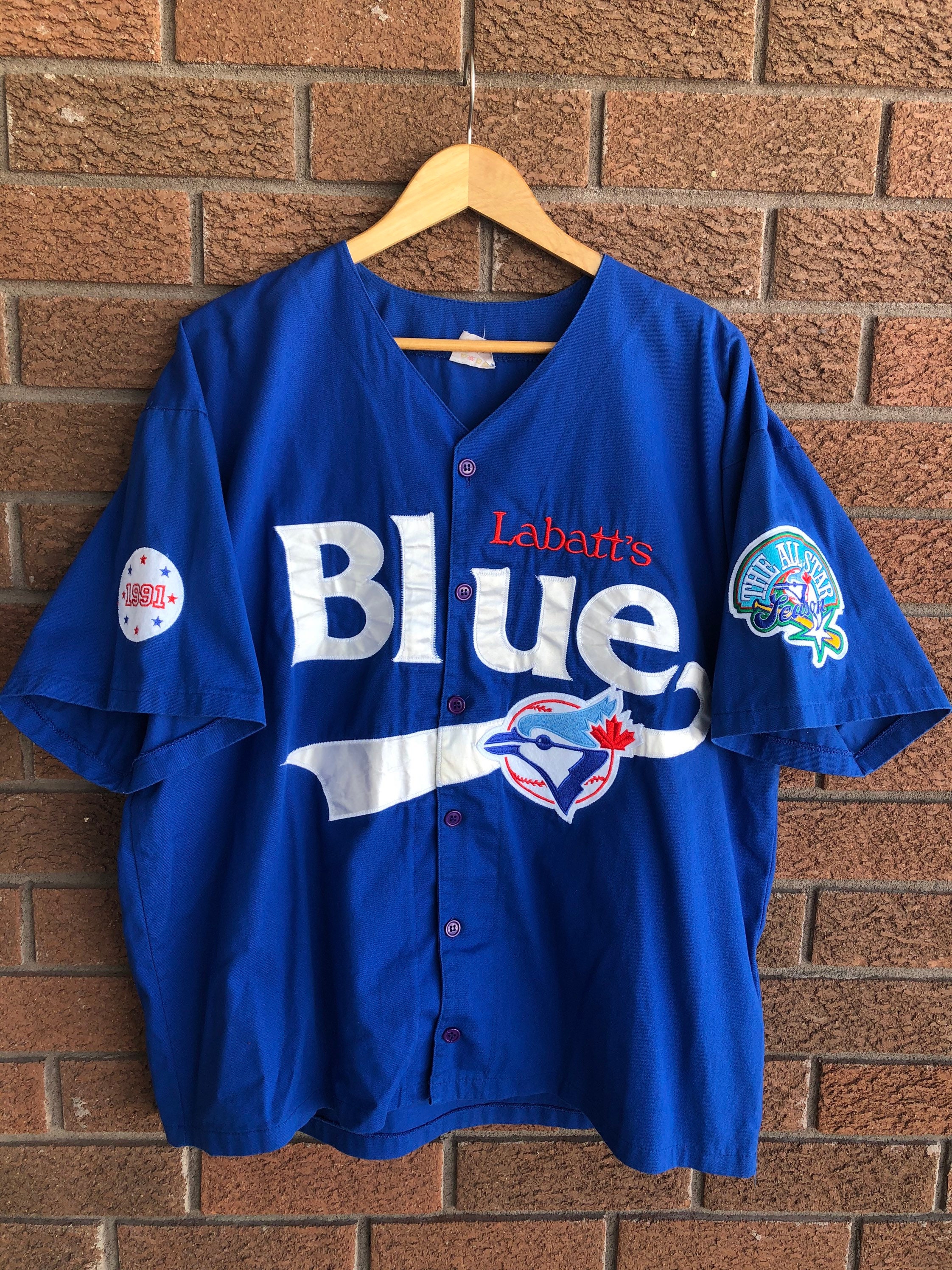 Vintage Toronto Blue Jays 1991 All Star Baseball Jersey 